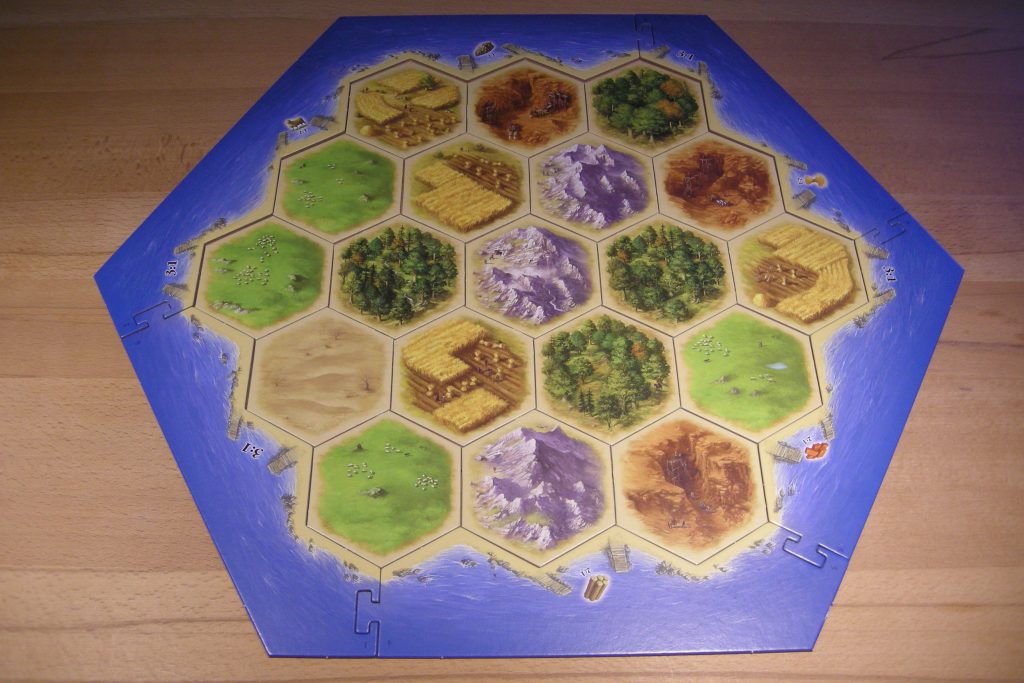 Catan - Aufbau