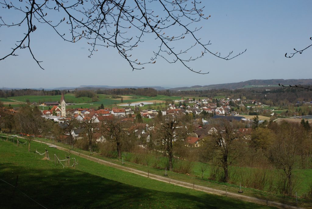 Blick auf Wohlenschwil