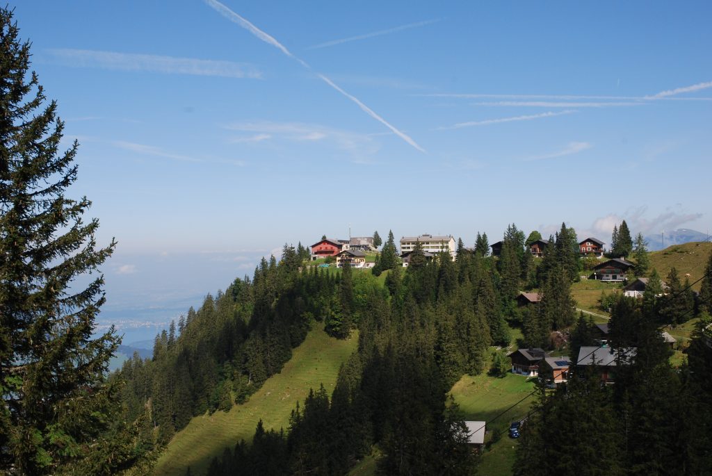 Blick auf die Klewenalp