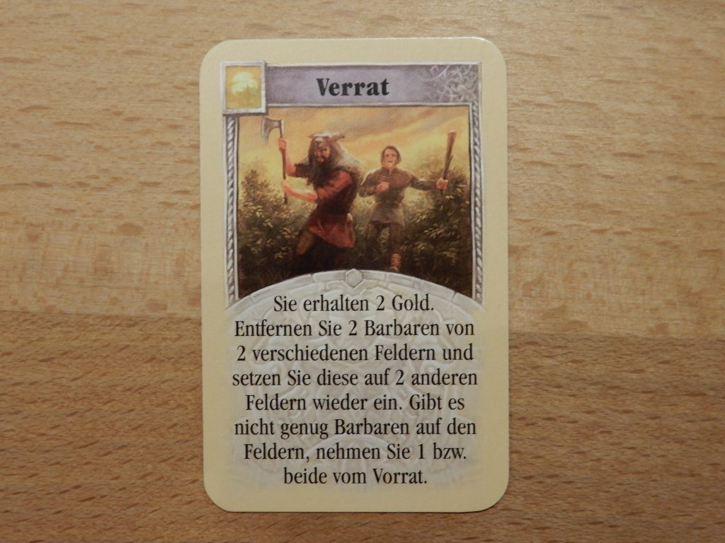 Catan - Entwicklungskarte "Verrat"