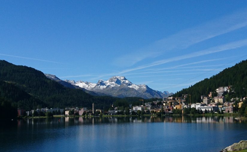 Blick über den St. Moritzersee