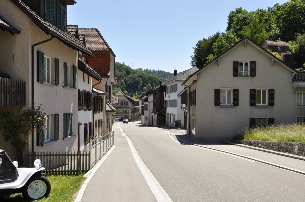 Ortsdurchfahrt in Langenbruck