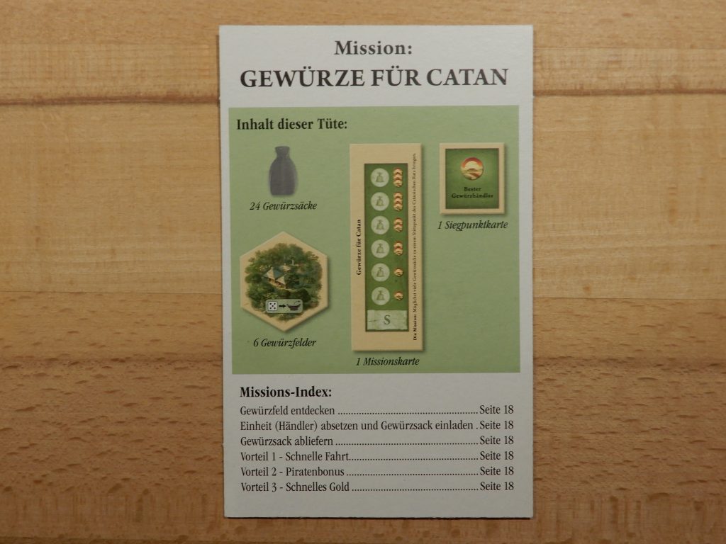 Catan - Mission: Gewürze für Catan