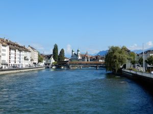 Spreuerbrücke und Jesuitenkirche