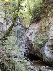 Wegführung in der Schlucht