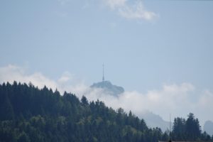 Blick von Gais auf den Säntis