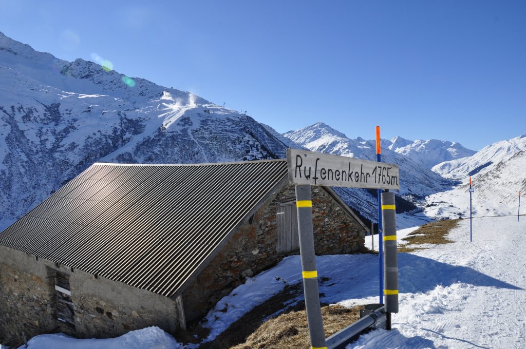 Tafel beim Rufenenkehr