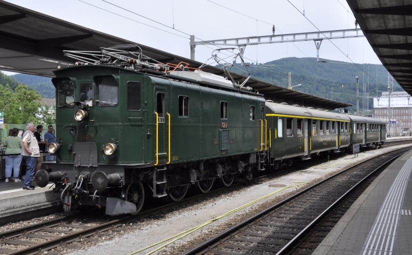 Der erste Jubiläums-Event “175 Jahre Schweizer Bahnen”