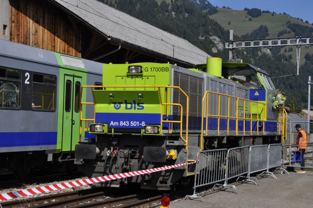 Mit der Am 843 auf kleine Rundfahrt