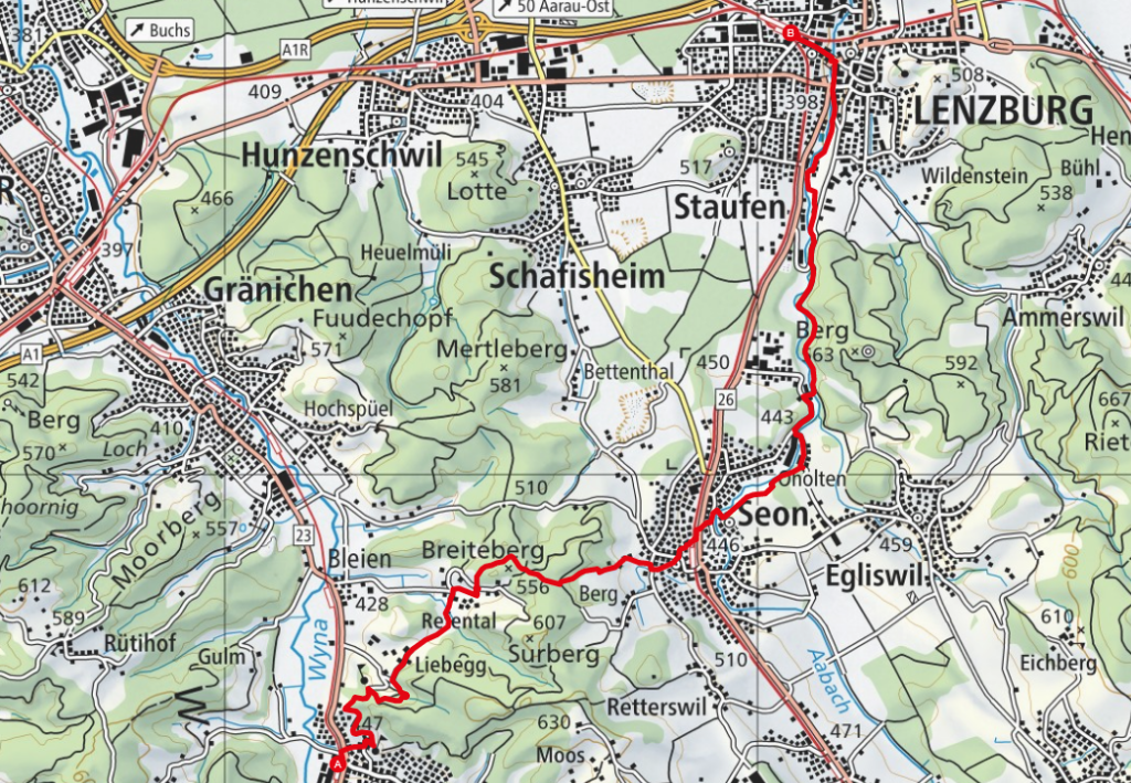 Teufenthal - Lenzburg