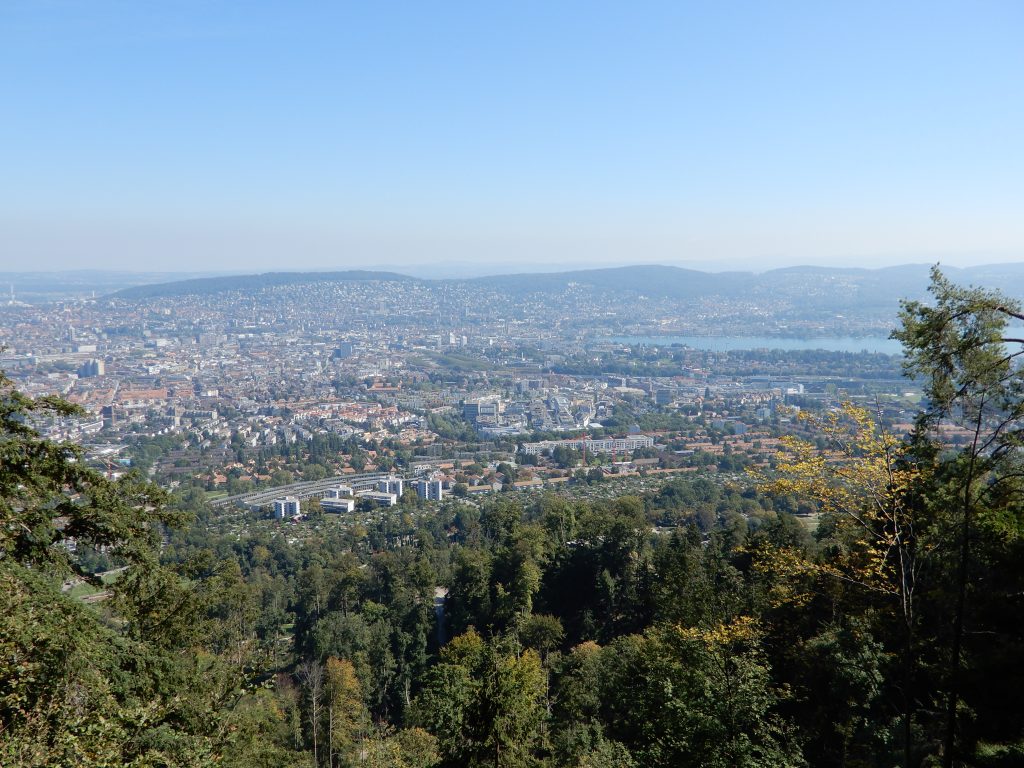 Uetliberg – Uitikon Waldegg – Urdorf Ausblick vom Gratweg