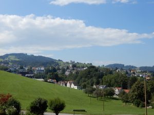 Blick zurück auf Heiden