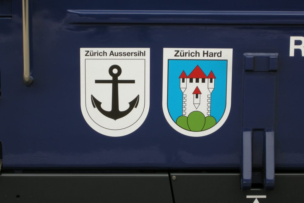 Wappen Zürich Aussersihl und Zürich Hard