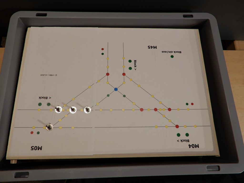 Die Weichentaster sind eingebaut und geprüft