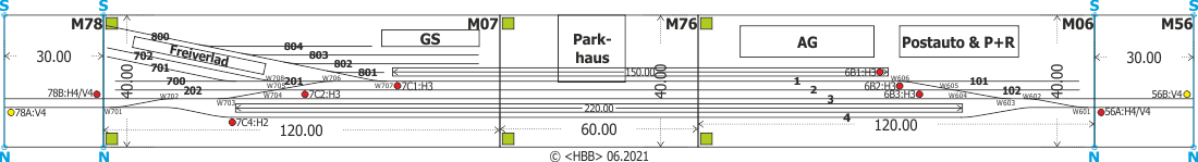 Kombination der Module 06 + 07+ 56 + 76 + 78