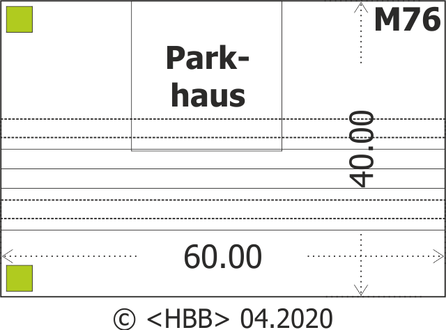 Bahnhof Mittelteil 60 x 40