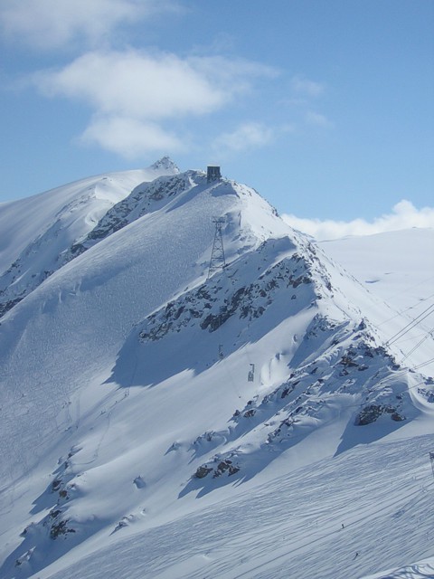 Blick Richtung Bergstation Stockhorn
