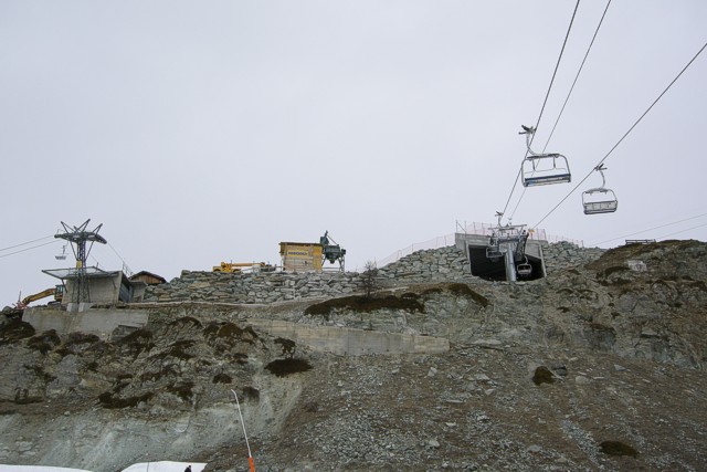 alte und neue Bergstation Sunnegga